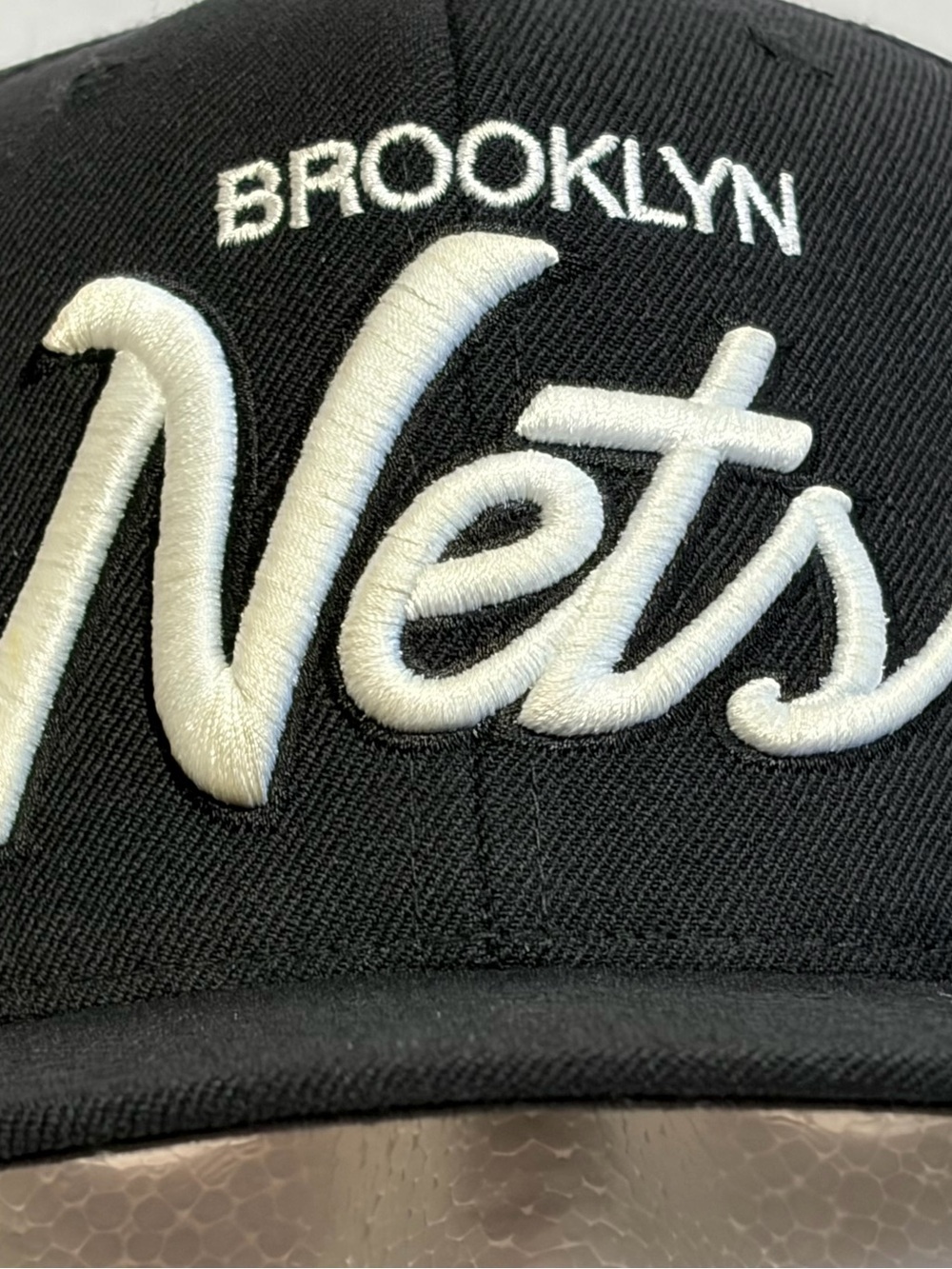 NBA Mitchell & Ness Brooklyn Nets Snapback Hat One Size, Vintage,100% Wool, 2012